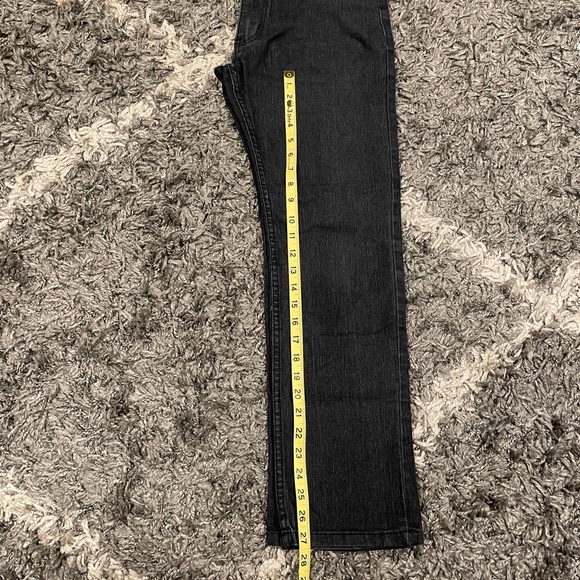 Kayden K Mens Dark Black Denim Wash Jean Straight Leg Classic Fit Size 34x30 - Picture 8 of 9